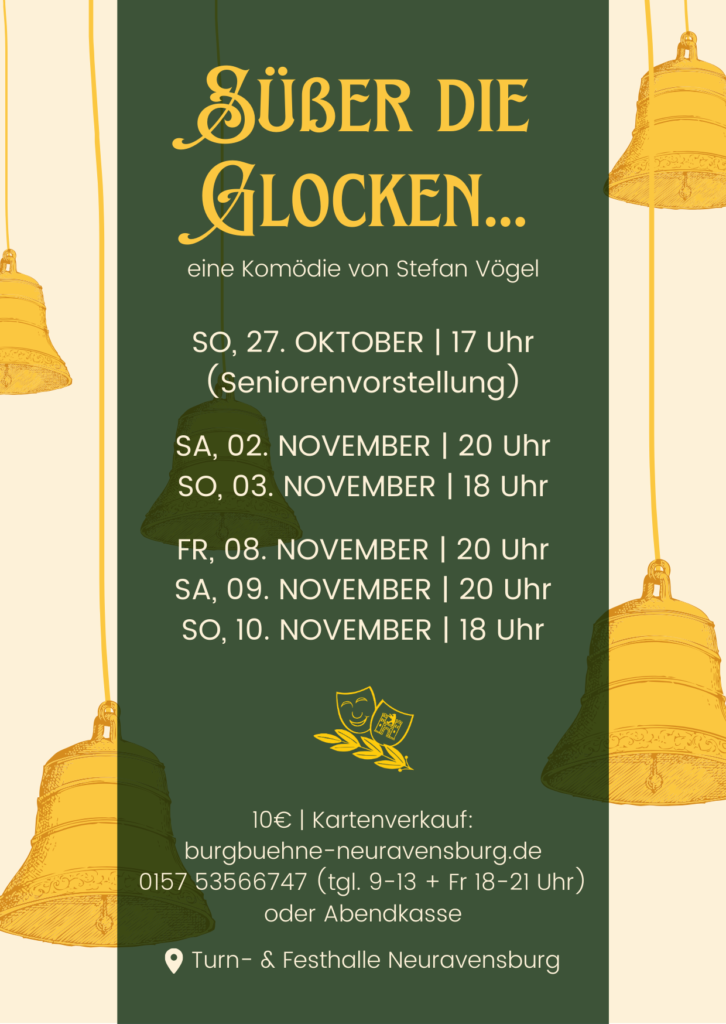 Flyer Theater 2024 - Süßer die Glocken...